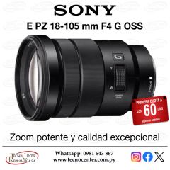 Lente Sony E PZ 18-105mm. F/4 G OSS